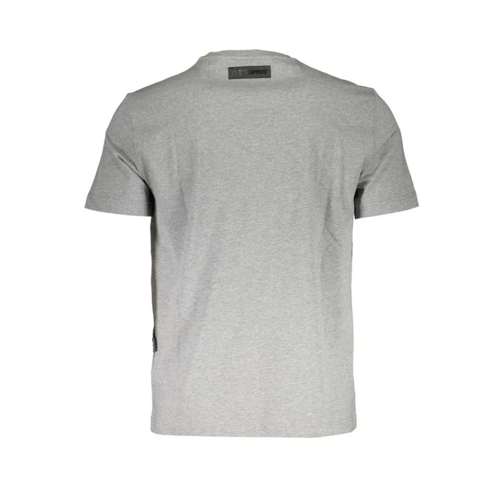 Plein Sport Grigio Cotton Men T-shirt