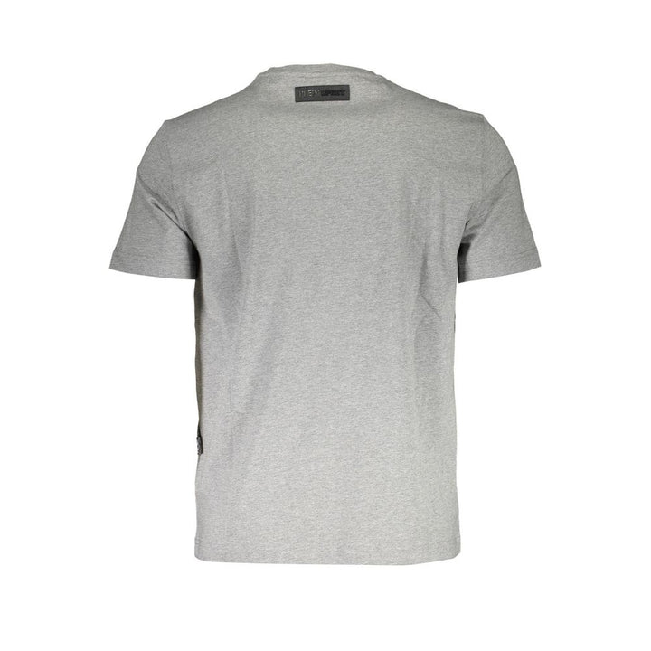Plein Sport Grigio Cotton Men T-shirt