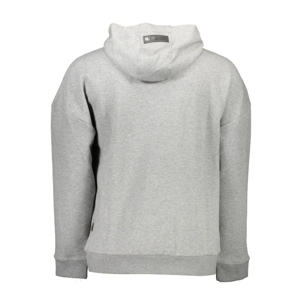 Plein Sport Grigio Cotton Men’s Sweatshirt