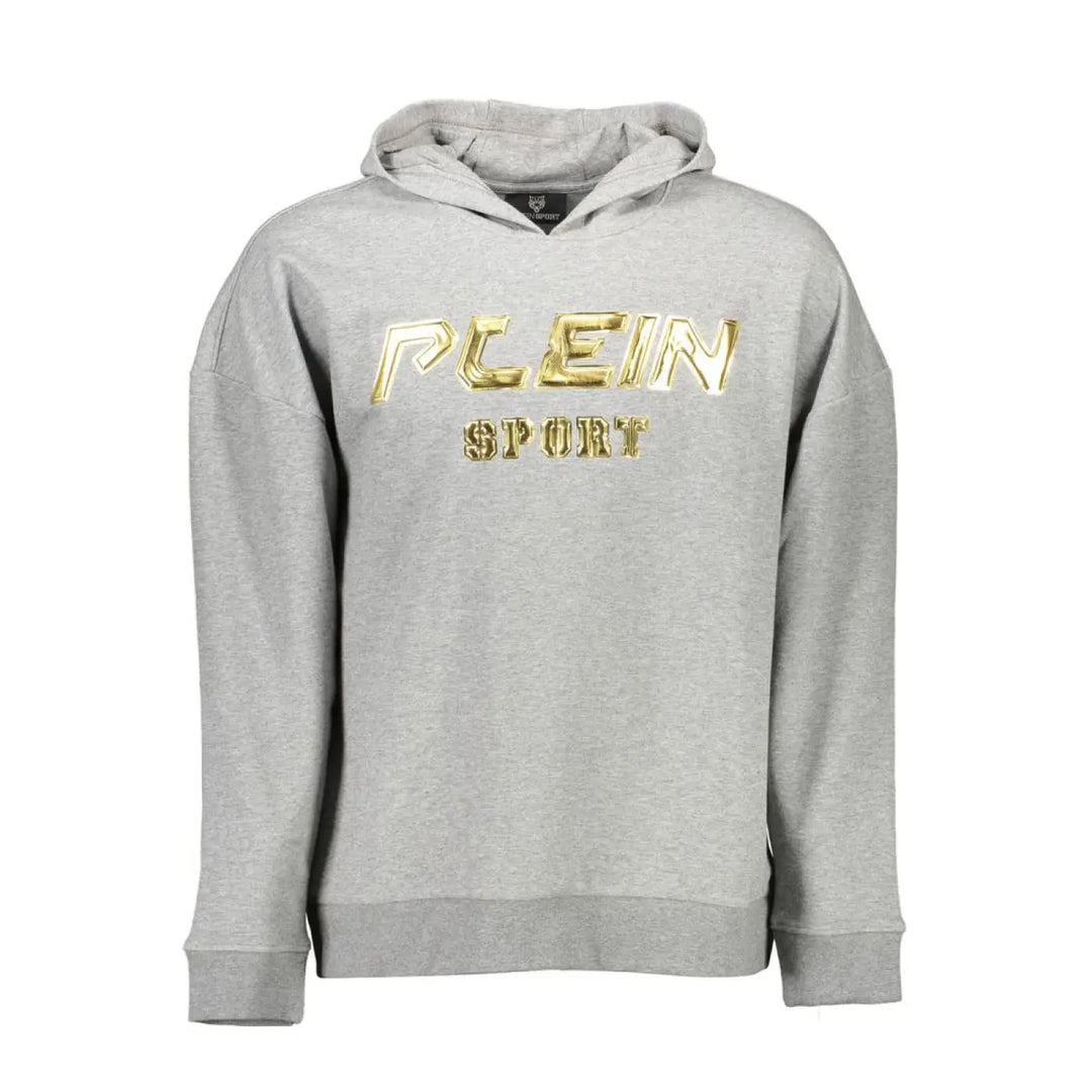 Plein Sport Grigio Cotton Men’s Sweatshirt