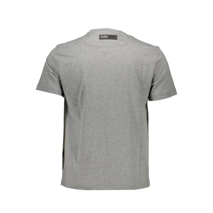 Plein Sport Grigio Cotton Men’s T-shirt