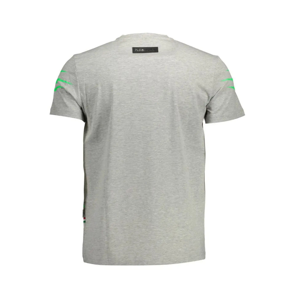 Plein Sport Grigio Cotton Men’s T-Shirt