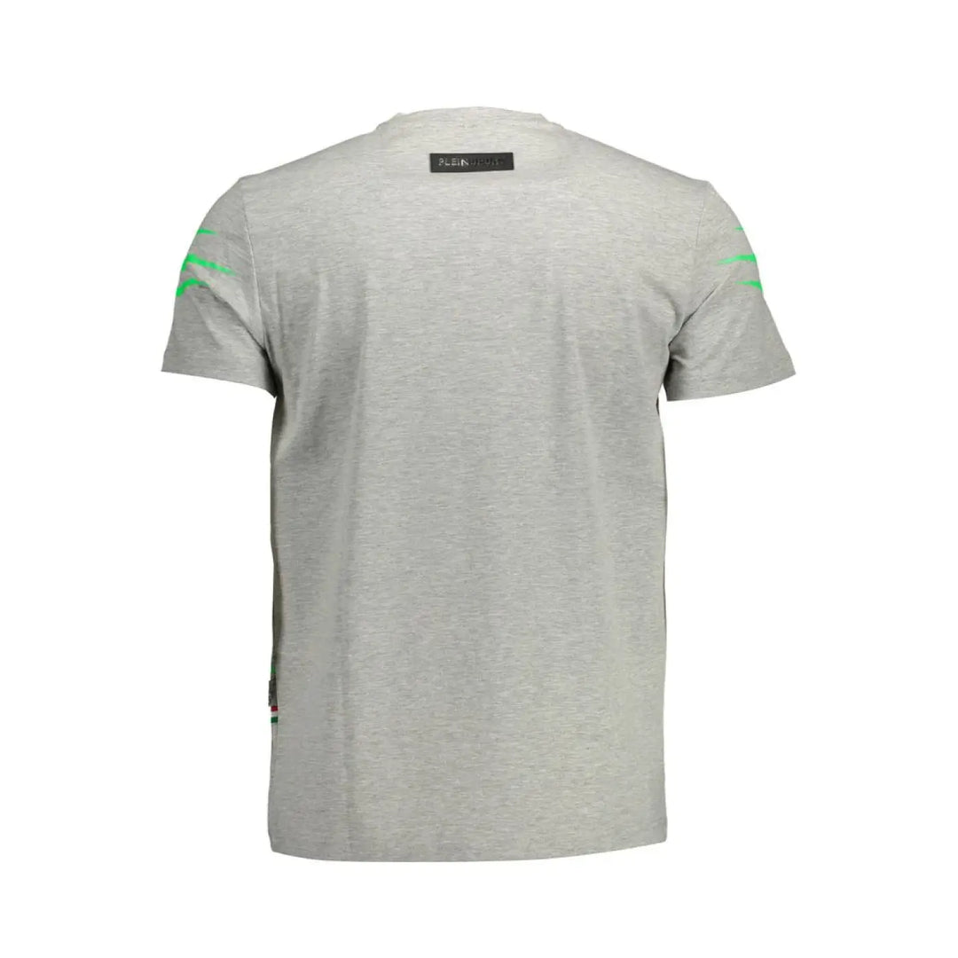 Plein Sport Grigio Cotton Men’s T-Shirt