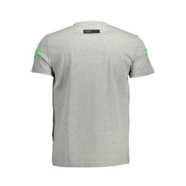 Plein Sport Grigio Cotton Men’s T-Shirt