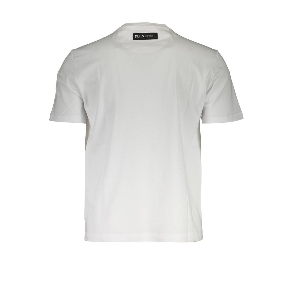 Plein Sport White Cotton Men T-shirt
