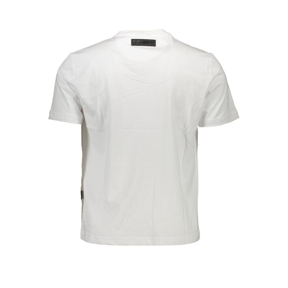 Plein Sport White Cotton Men T-shirt
