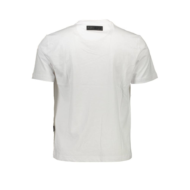 Plein Sport White Cotton Men T-shirt