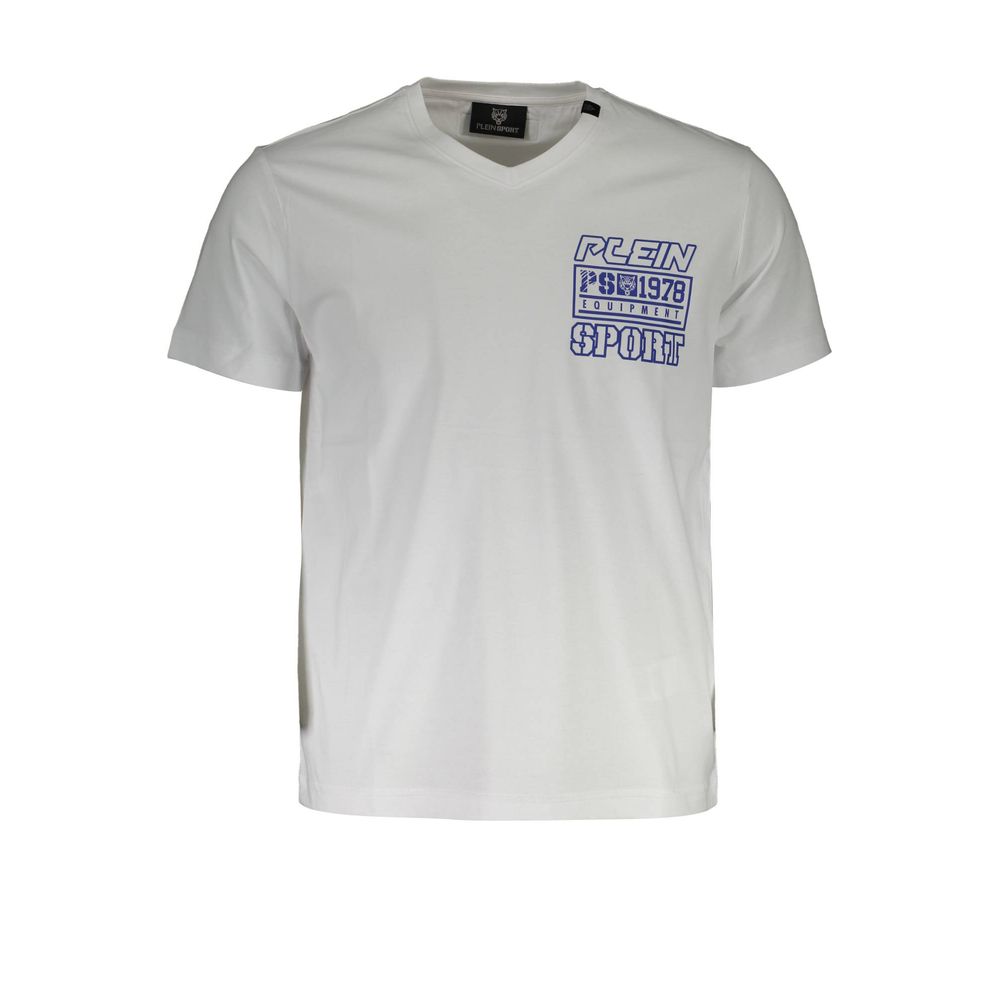 Plein Sport White Cotton Men’s T-shirt