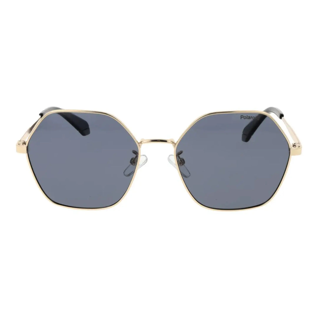 Polaroid Gold Metal Sunglasses