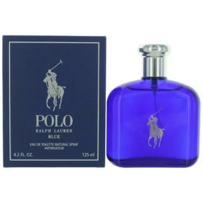 Polo Blue Cologne Invigorating Melon Accord and Washed Suede Scent Men’s Ralph Lauren
