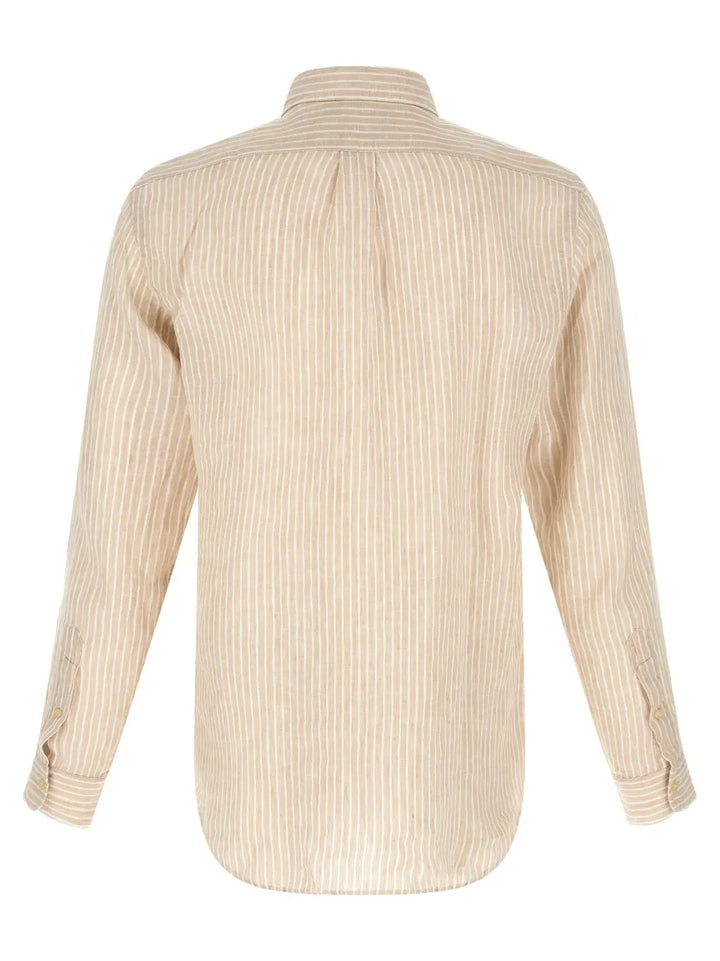 Polo Ralph Lauren Beige Linen Blouse