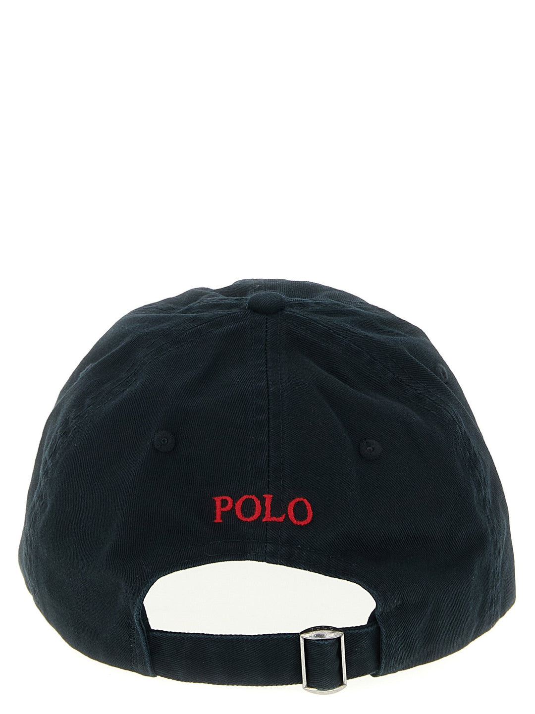 Polo Ralph Lauren Black Cotton Cap (baseball Hat)