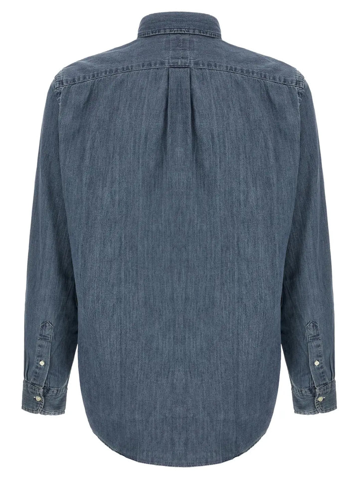 Polo Ralph Lauren Blue Cotton Blouse