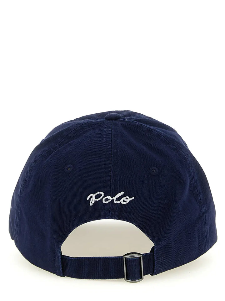 Polo Ralph Lauren Blue Cotton Cap (baseball Hat)