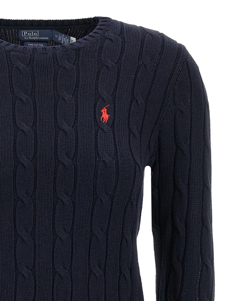 Polo Ralph Lauren Blue Cotton Cardigan