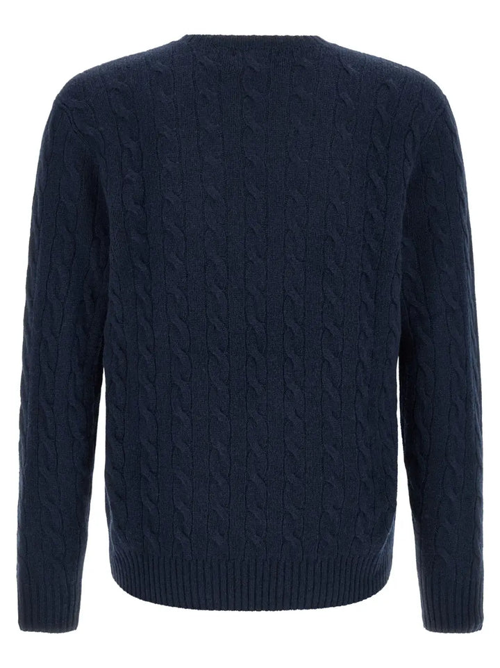 Polo Ralph Lauren Blue Wool Cardigan