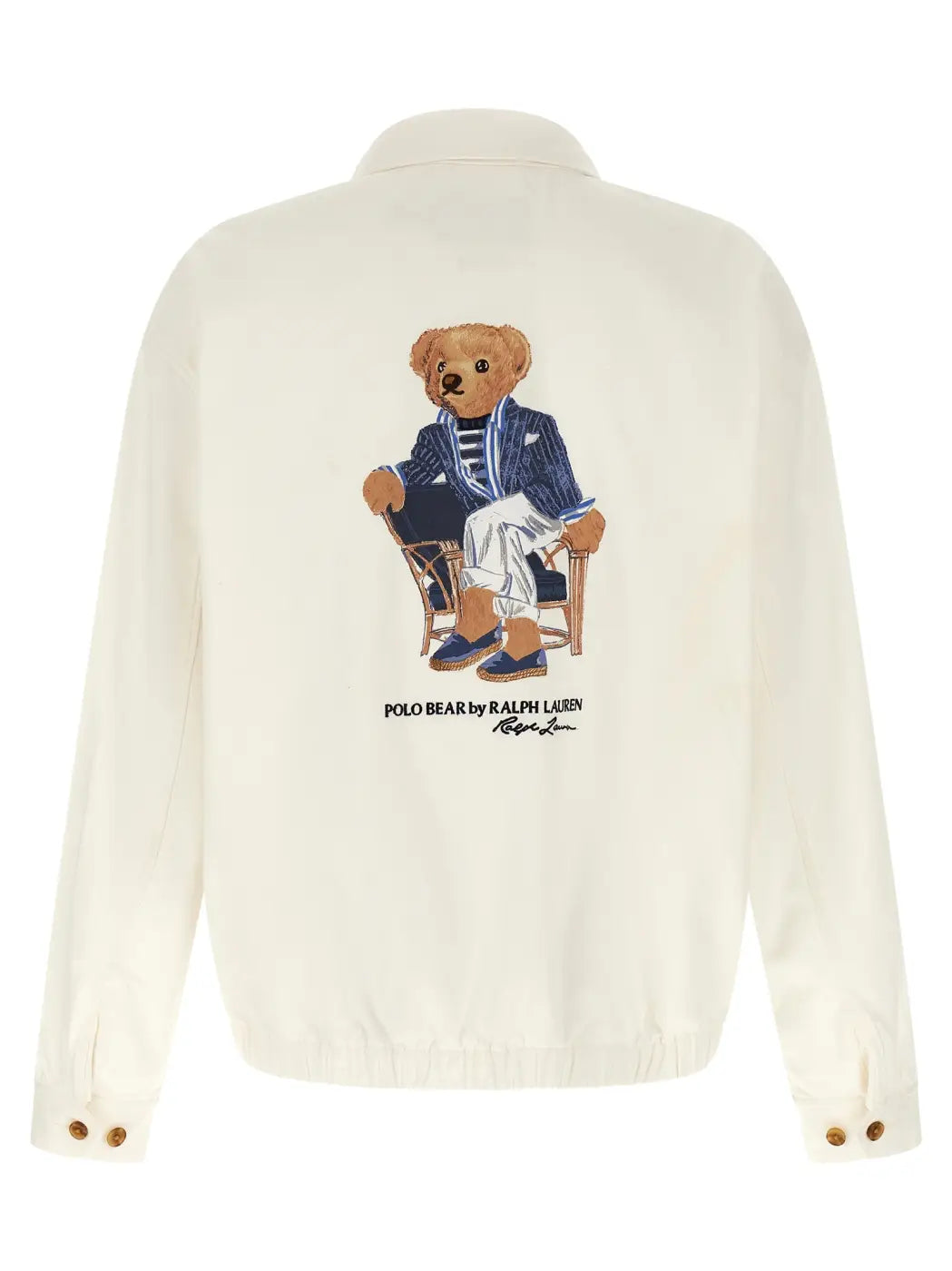 Polo Ralph Lauren White Cotton Full-length Jacket