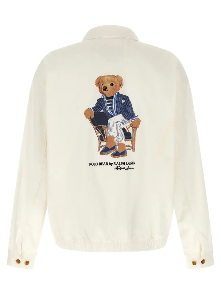 Polo Ralph Lauren White Cotton Full-length Jacket