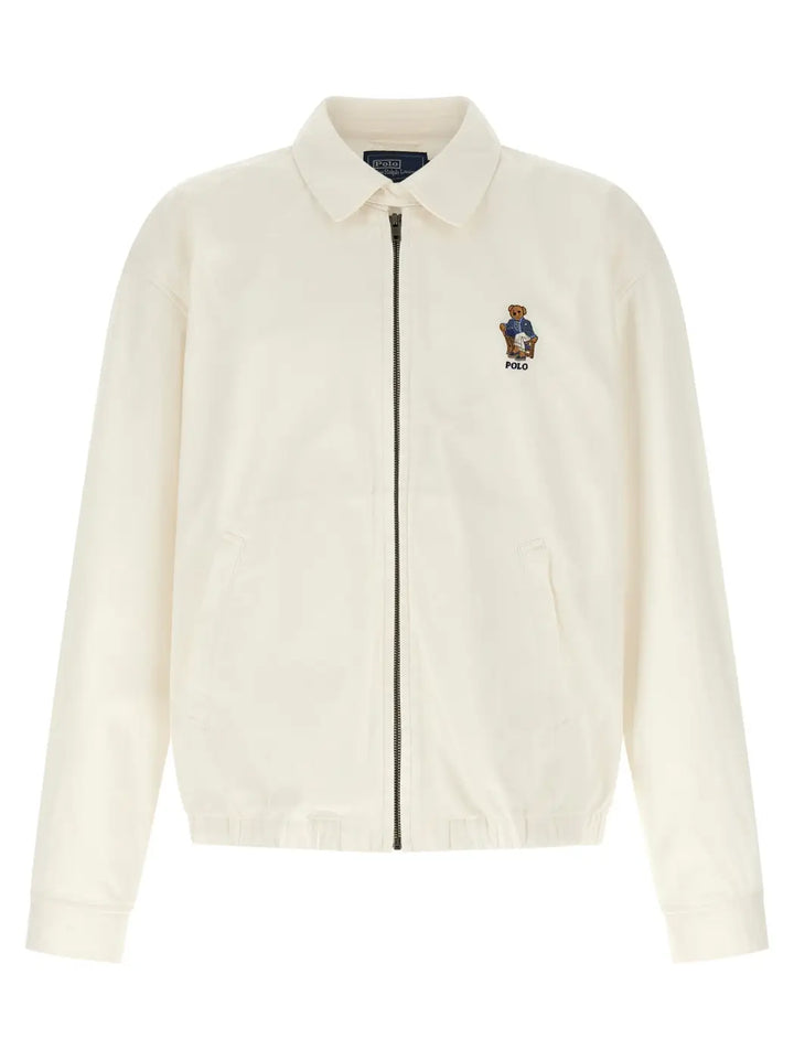 Polo Ralph Lauren White Cotton Full-length Jacket