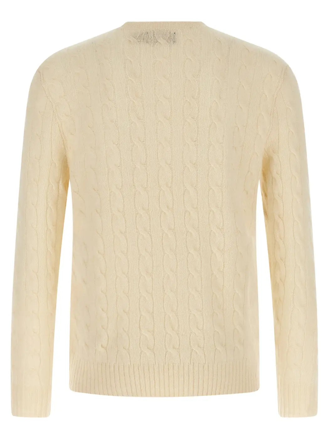 Polo Ralph Lauren White Wool Cardigan