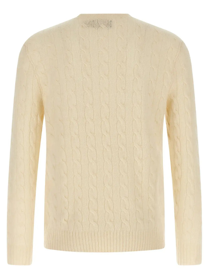 Polo Ralph Lauren White Wool Cardigan