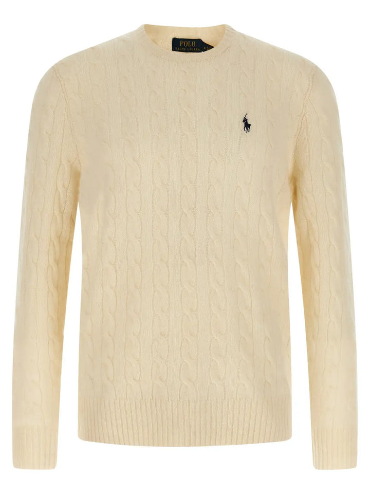 Polo Ralph Lauren White Wool Cardigan