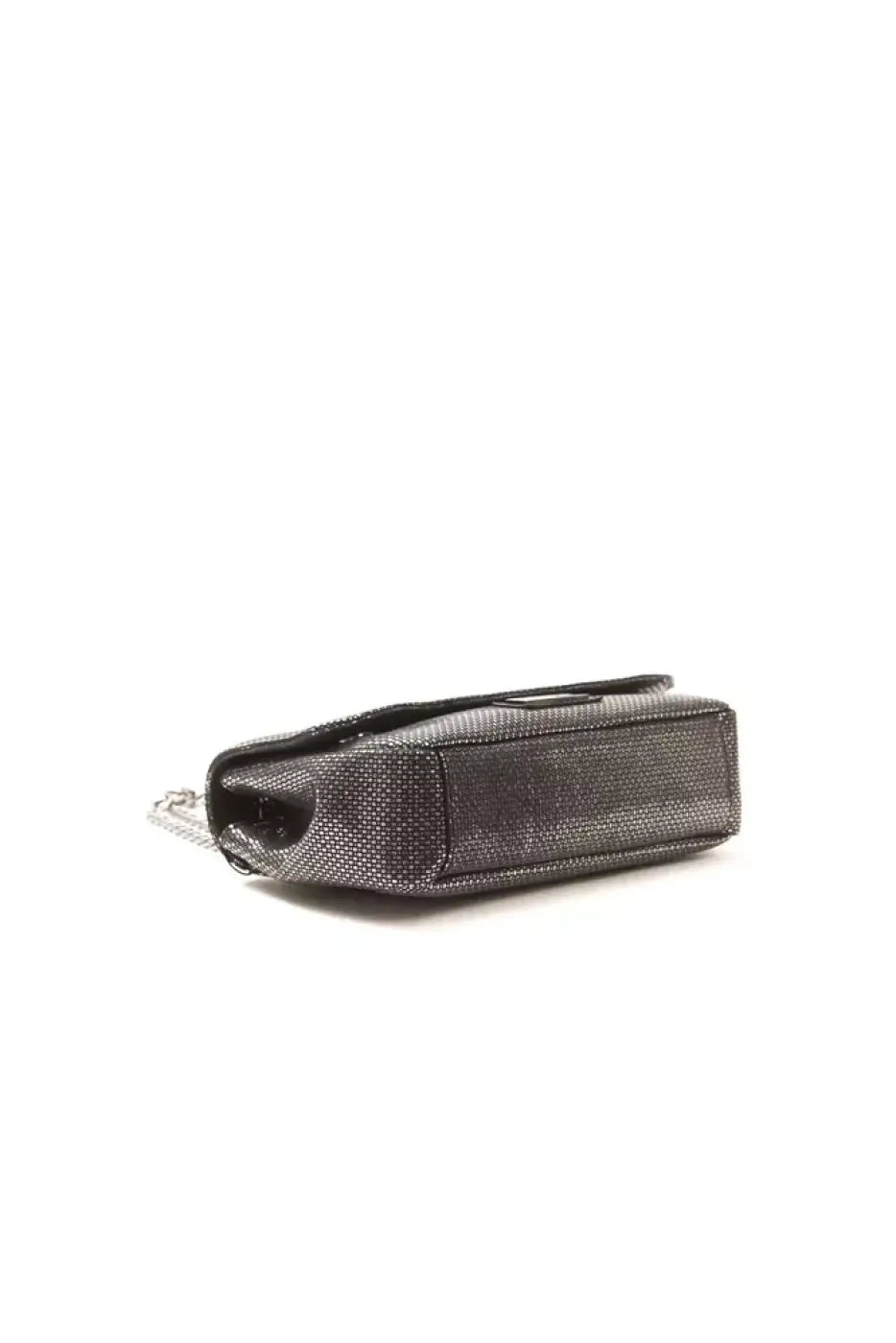Pompei Donatella Gray Leather Women Crossbody Bag