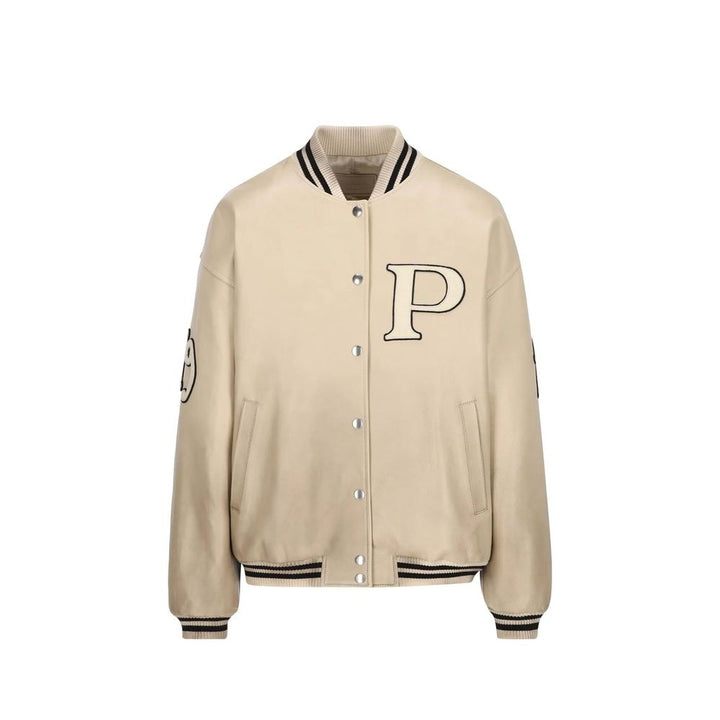 Prada Bomber Jackets - Beige Calfskin