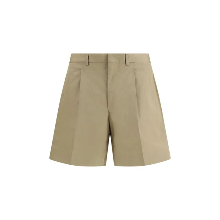 Prada Beige Cotton Bermuda Shorts