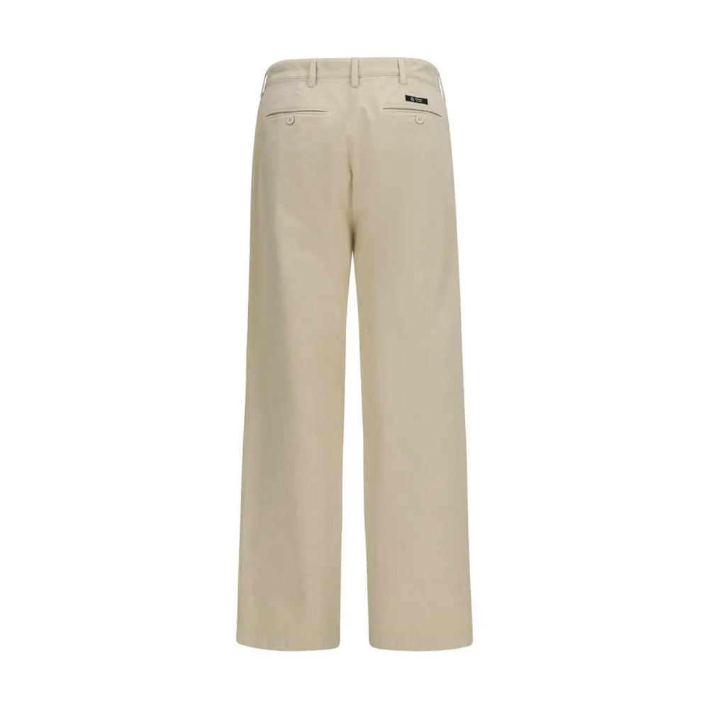 Prada Beige Cotton Casual Pants