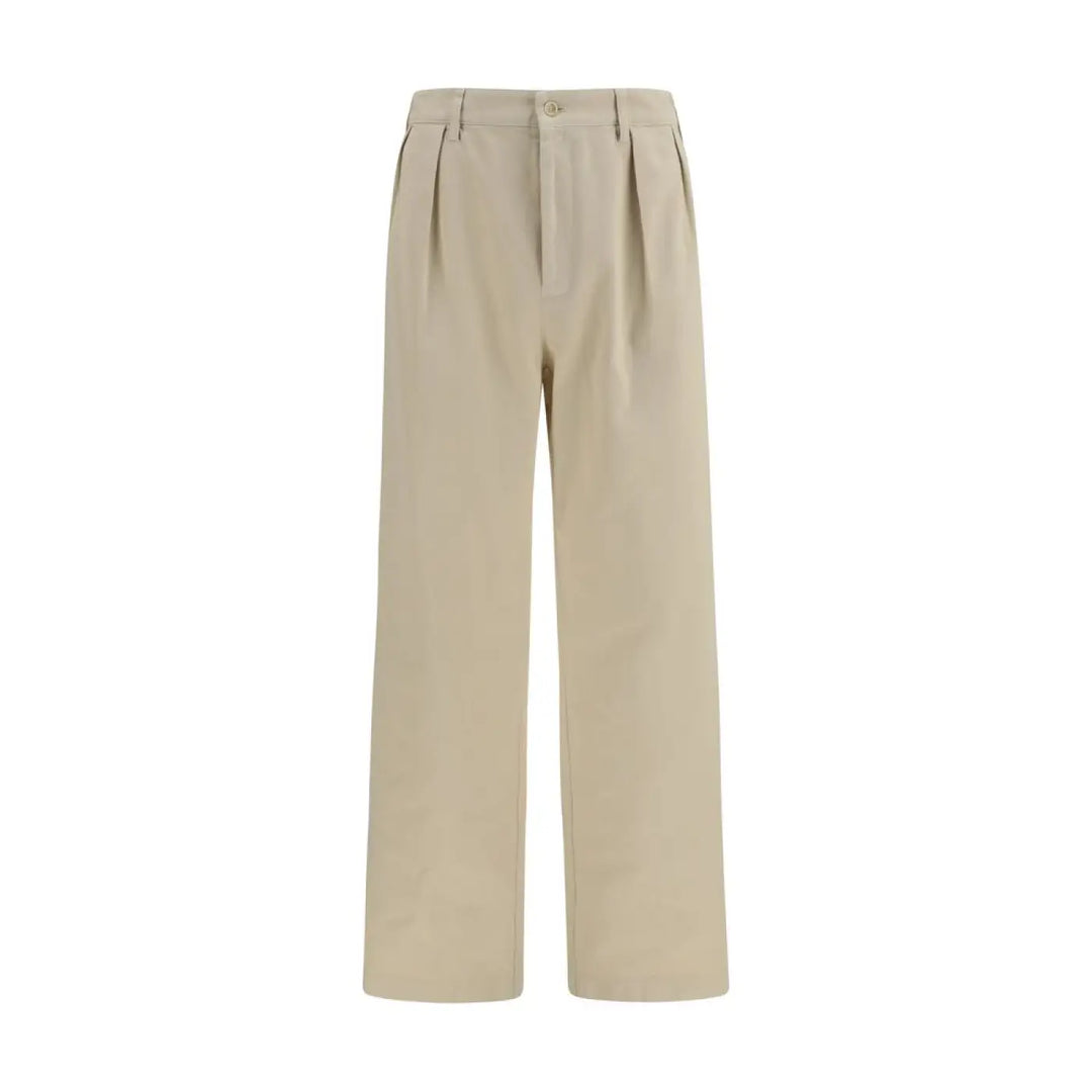 Prada Beige Cotton Casual Pants