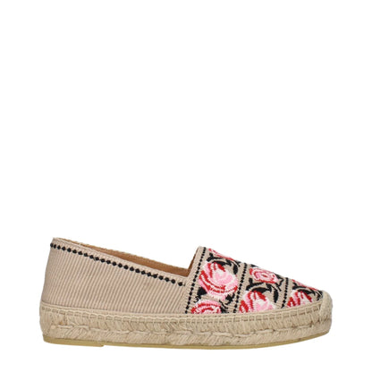 Prada Beige Espadrilles with Unique Print Fashion Clothing