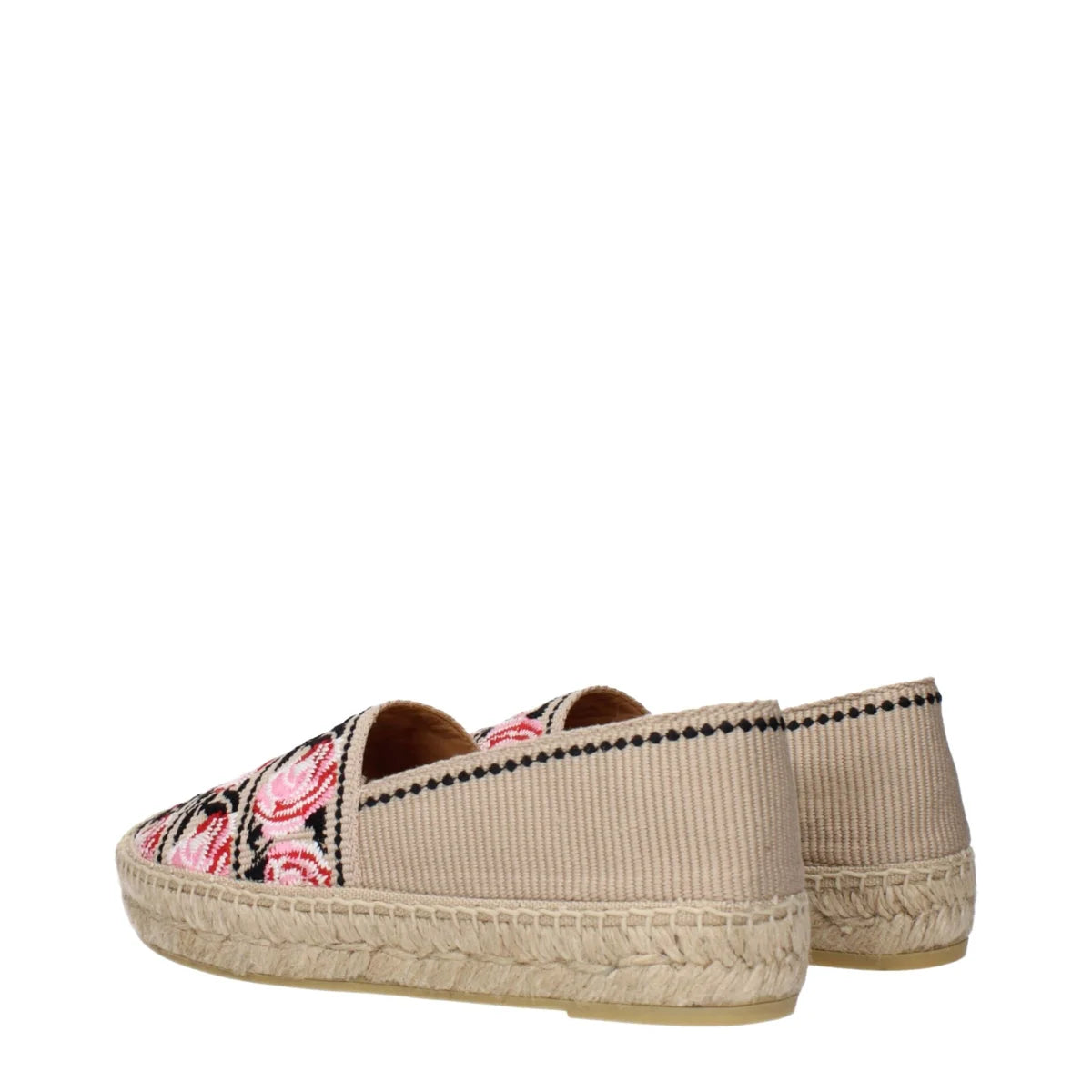 Prada Beige Espadrilles with Unique Print Fashion Clothing