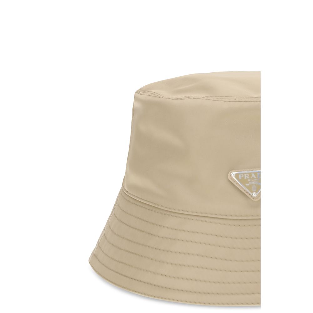 Prada Beige Polyamide Bucket Hat