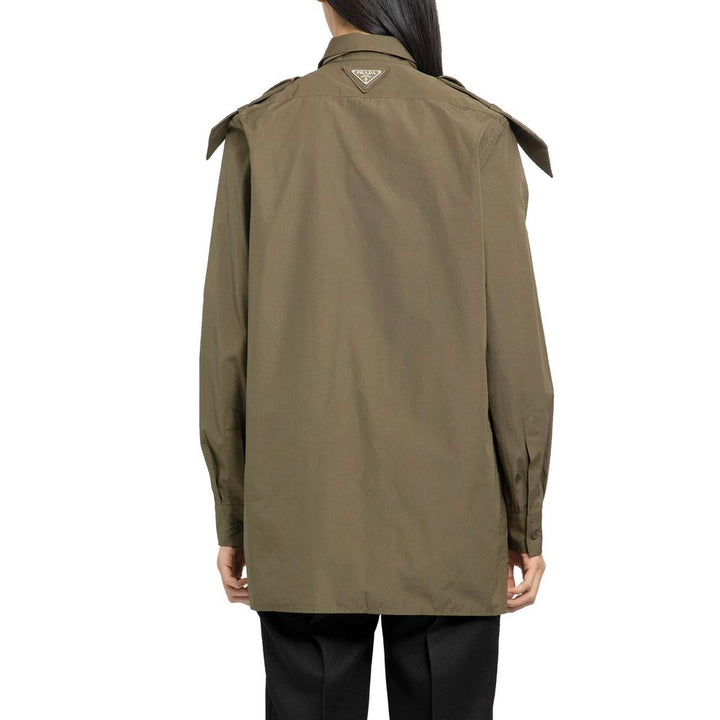 Prada Shirts - Bicolor Cotton Dress Shirt