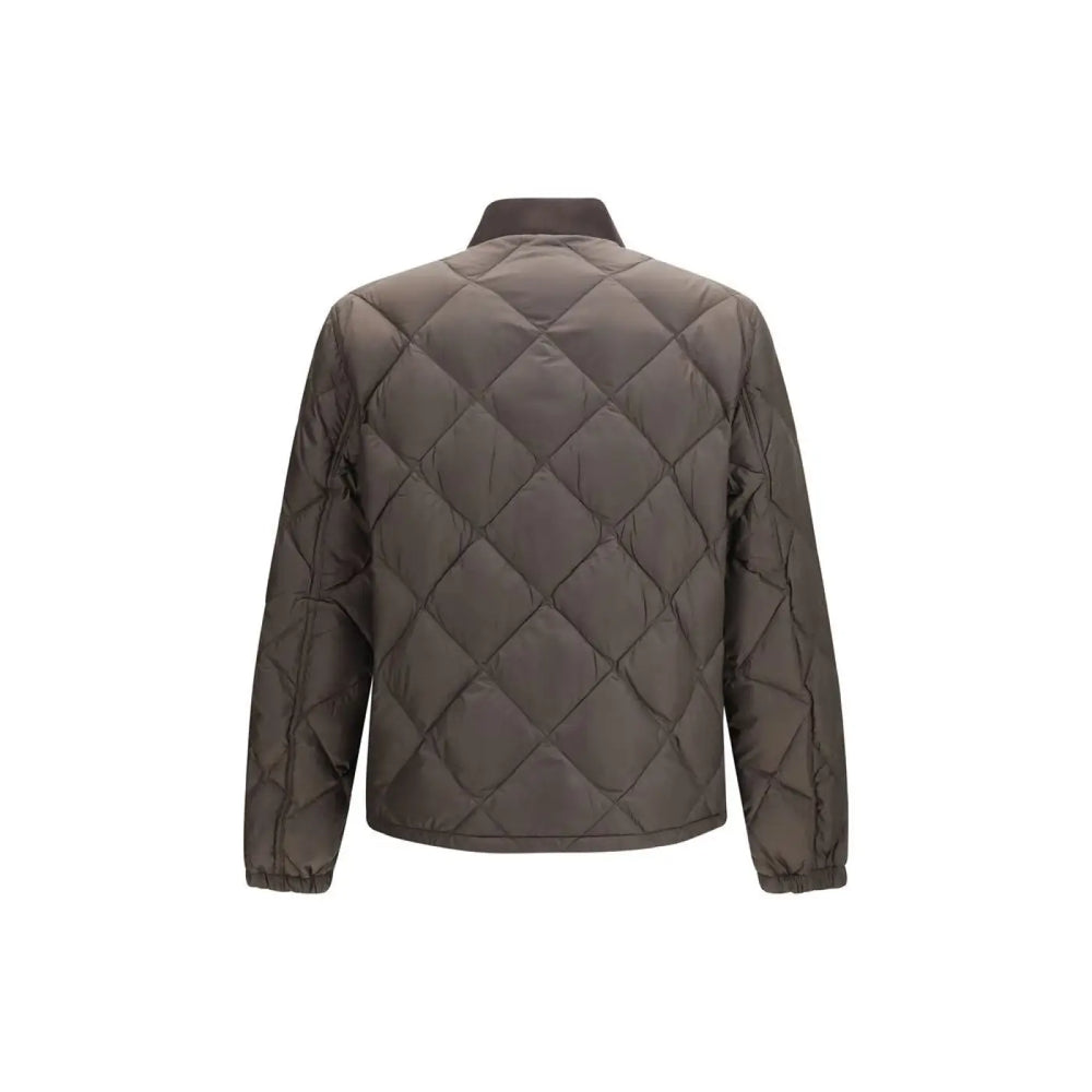 Prada Bicolor Recycled Polyester Full-length Jacket