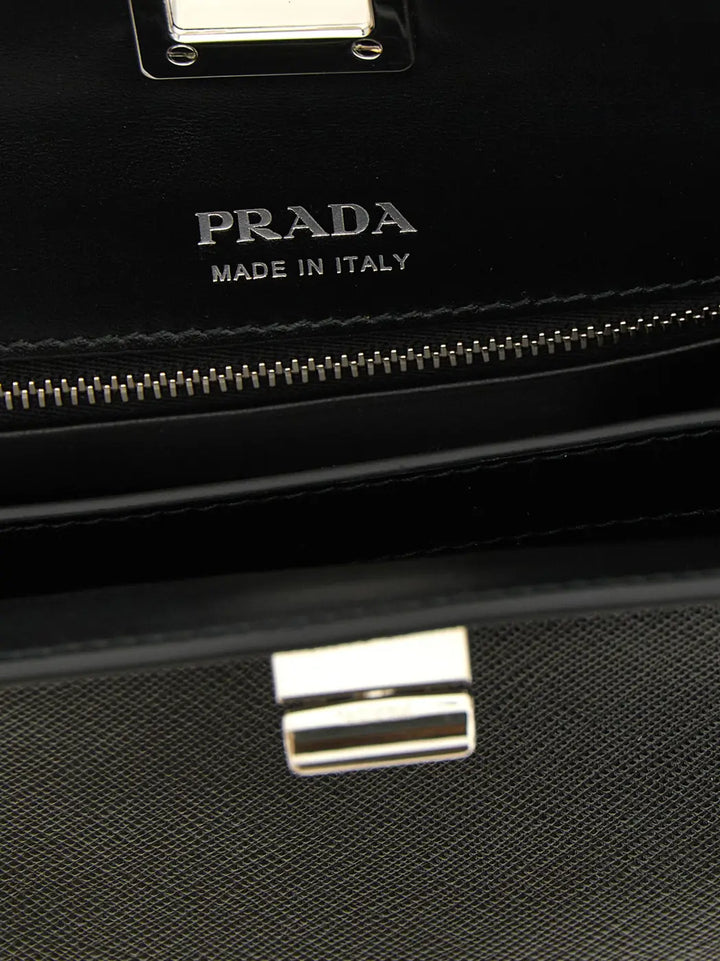 Prada Black Calfskin Handbag