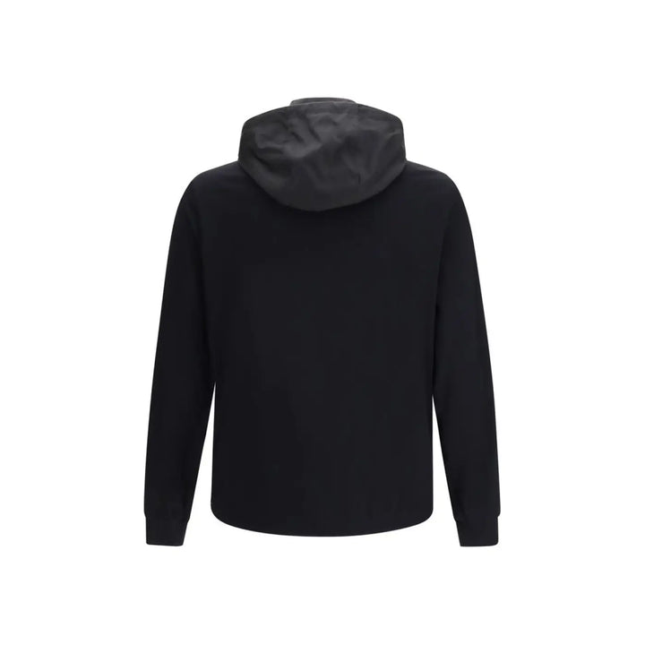 Prada Black Cotton Full-Length Jacket