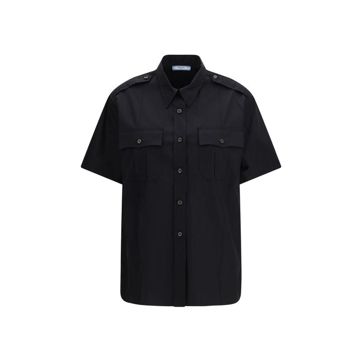 Prada Shirts - Black Cotton Shortsleeve Shirt