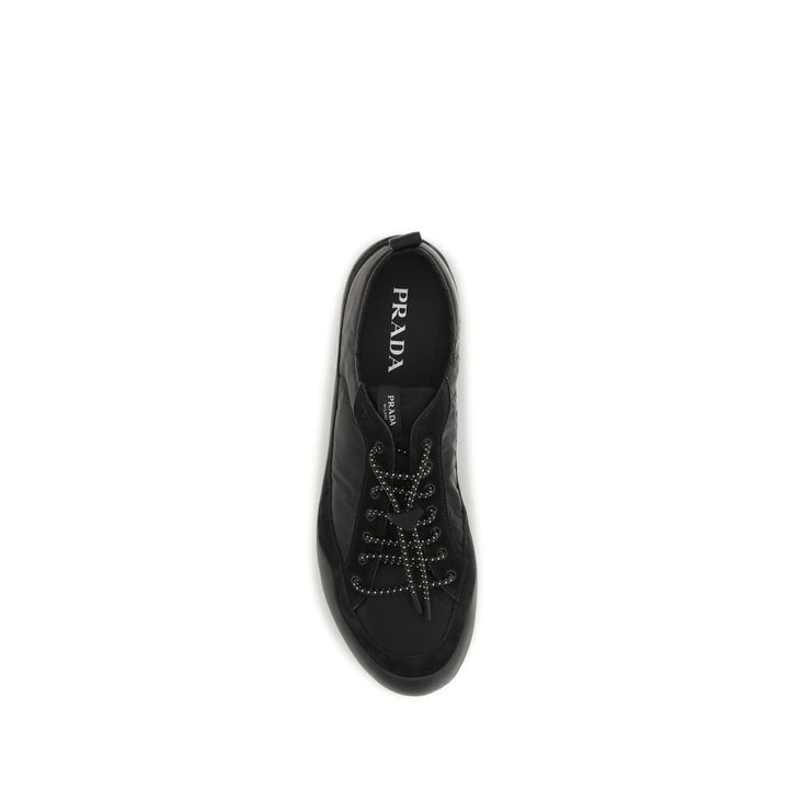 Prada Black Fabric Athletic Sneakers