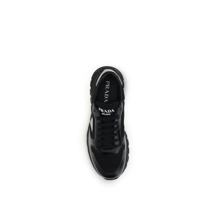 Prada Black Recycled Polyamide Athletic Sneakers