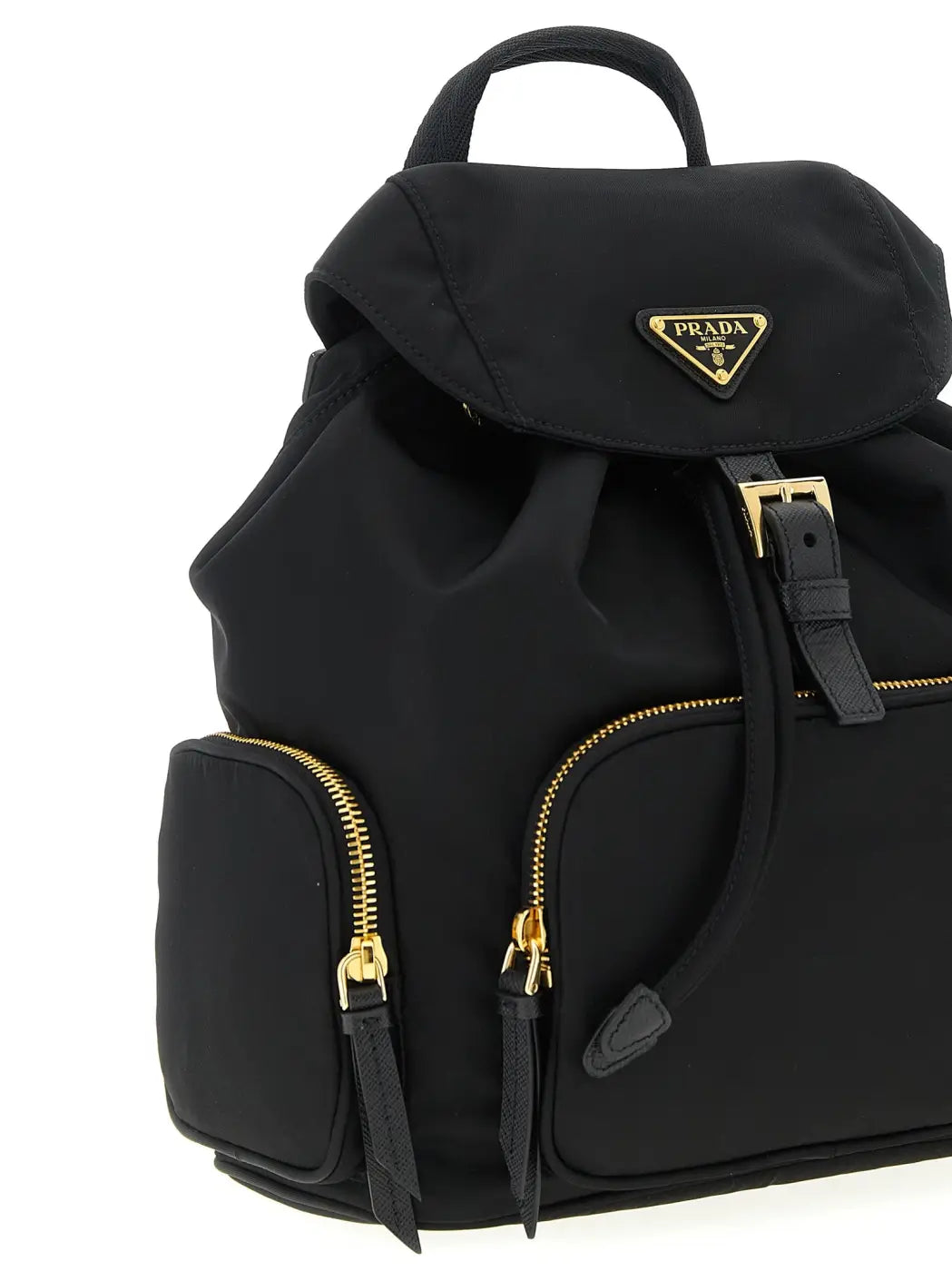 Prada Black Recycled Polyamide Backpack