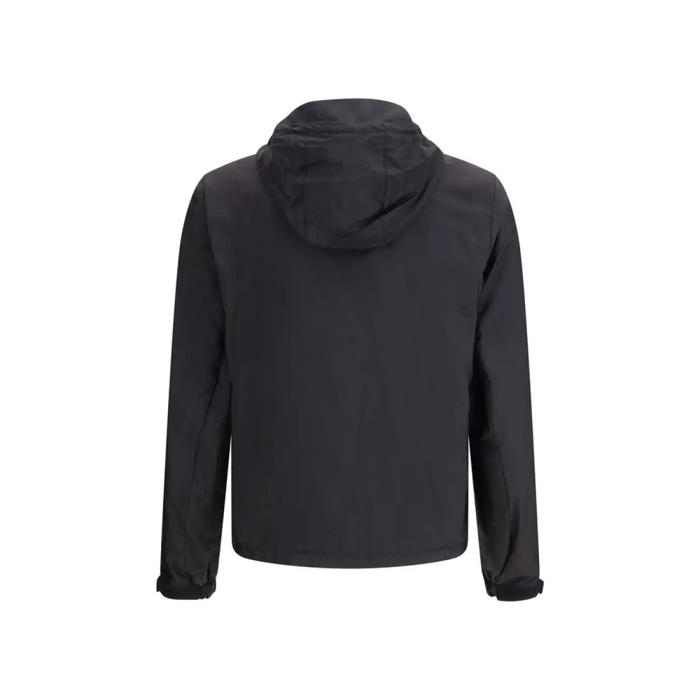 Prada Black Recycled Polyamide Shell Jacket