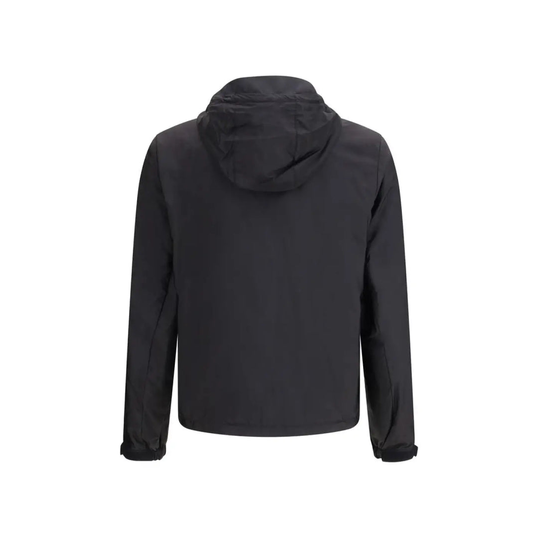 Prada Black Recycled Polyamide Shell Jacket