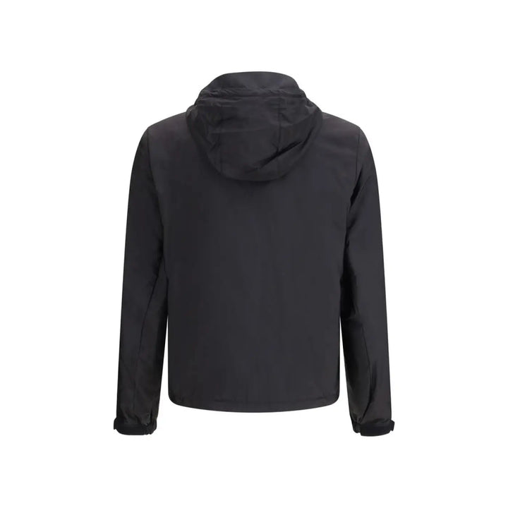 Prada Black Recycled Polyamide Shell Jacket