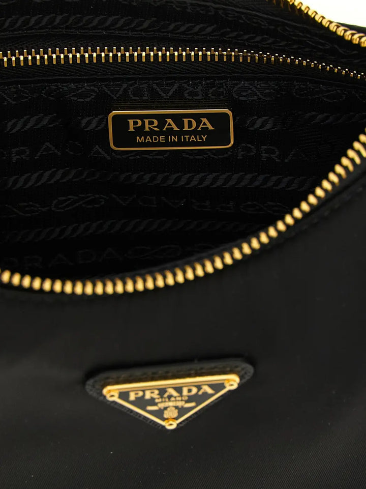Prada Black Recycled Polyamide Shoulder Bag