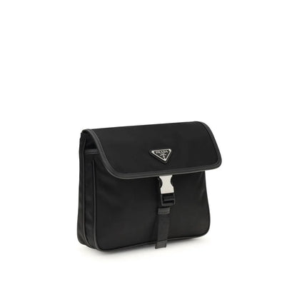 Prada Black Recycled Polyamide Shoulder Bag
