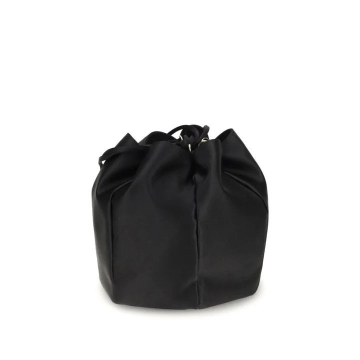 Prada Black Silk Backet Bag