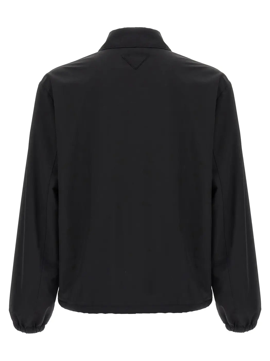 Prada Black Virgin Wool Full-length Jacket