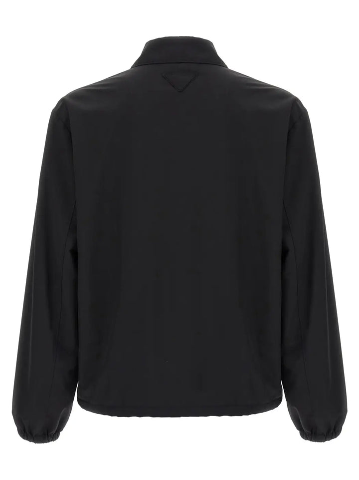 Prada Black Virgin Wool Full-length Jacket
